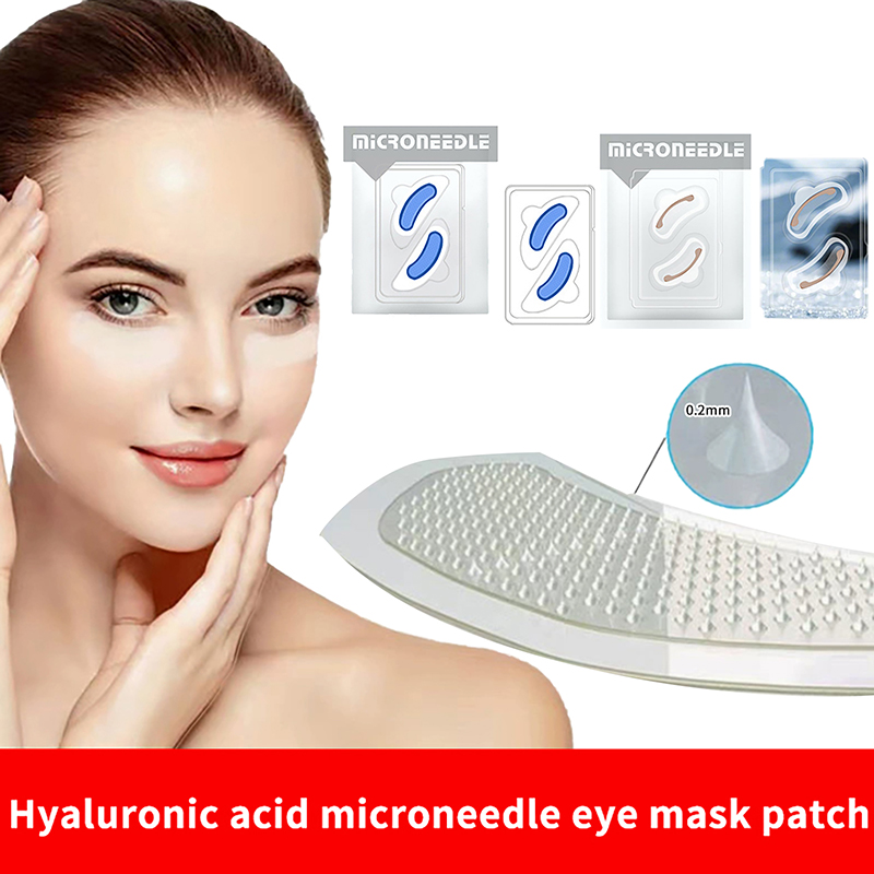Under Eye Gel - 1Pairs Microneedle Eye Patches Mask Hyaluronic