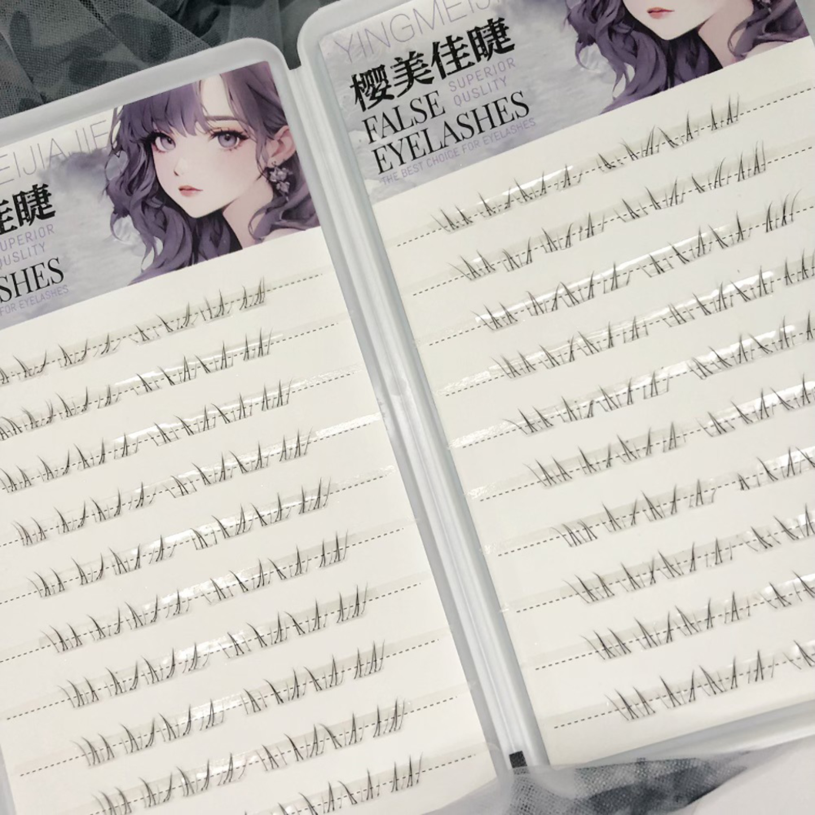 Eyelash Extension Korean Style - 4-6mm No Glue False Eyelashes New
