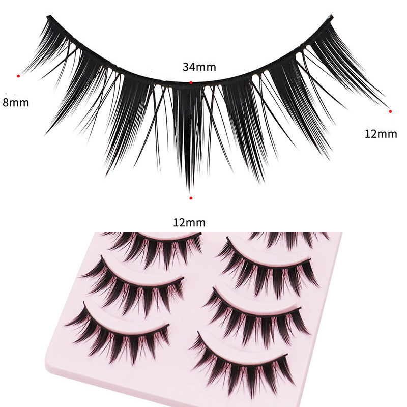 Eyelash Extension Cat Eye - Hot Selling Makeup 5 Pairs Natural