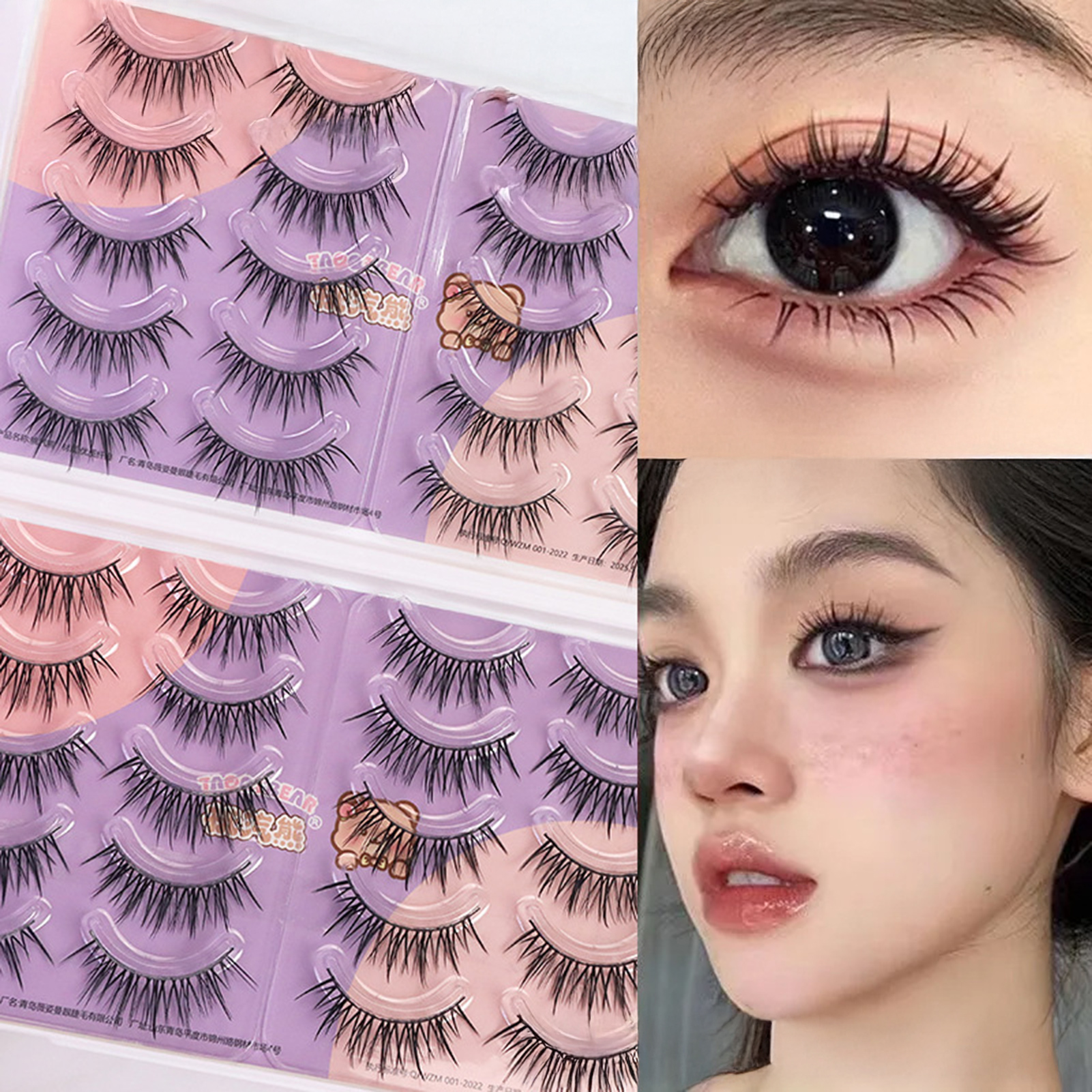 3D Manga Lash strips Dramatic  - đánh giá và giá Eyelash Extension Korean Style