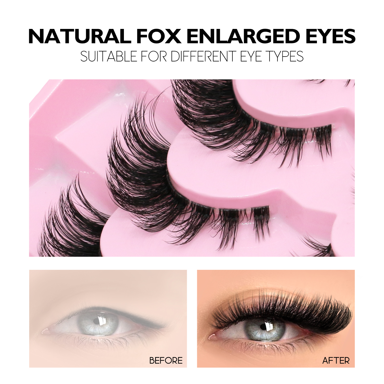 DIY lash clusters set Extensio - đánh giá và giá Eyelash Extension Cat Eye