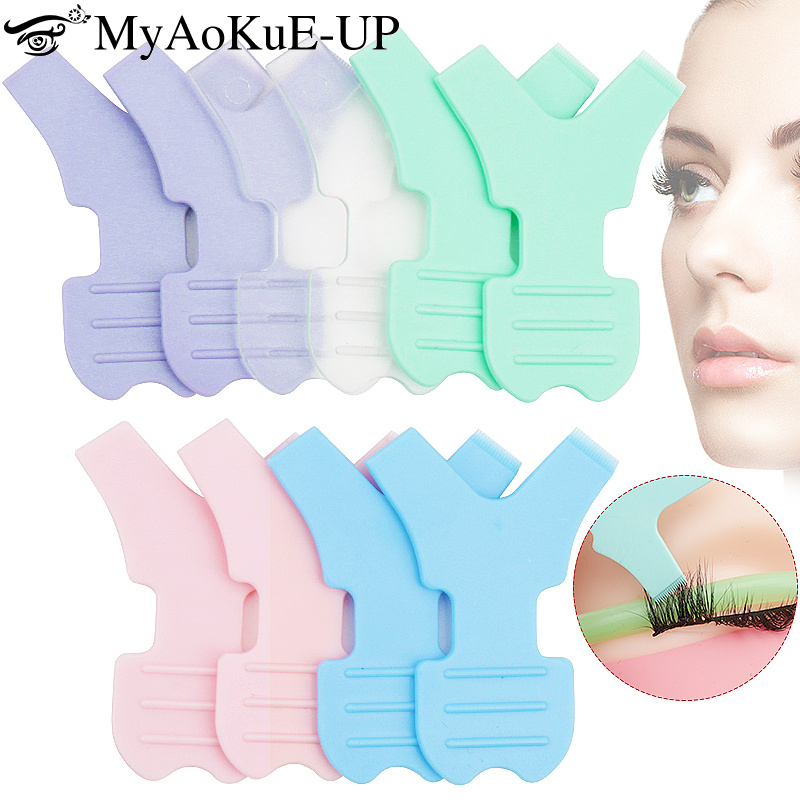 10pcs New Reuseable Eyelash Ex - đánh giá và giá Eyelash Extension Y Shape