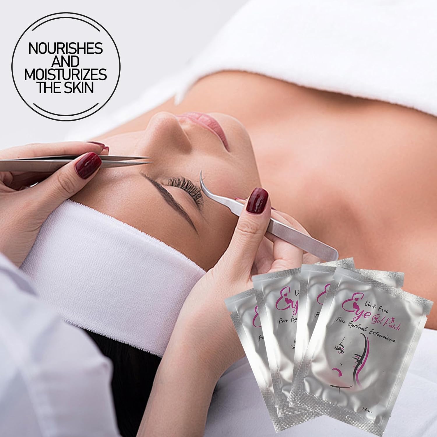 20/50 Pairs Eyelash Extension  - đánh giá và giá Under Eye Gel