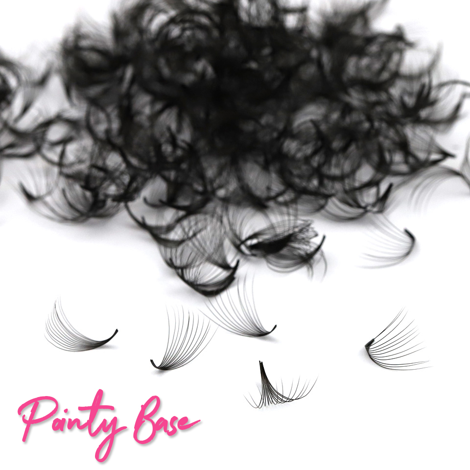 Handmade Premade Fans Pointy B - đánh giá và giá Eyelash Extension Medium