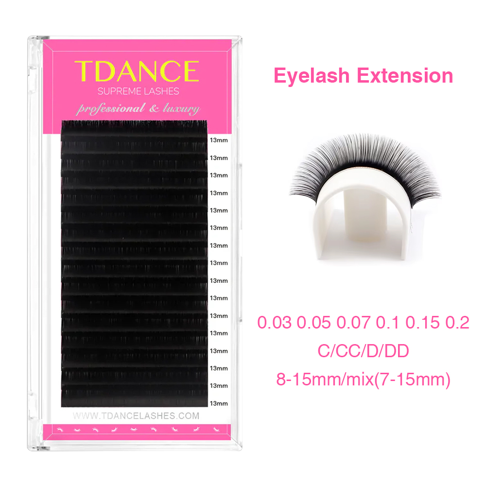 TDANCE Eyelash Extension 16Row - đánh giá và giá Eyelash Extension Korean Style
