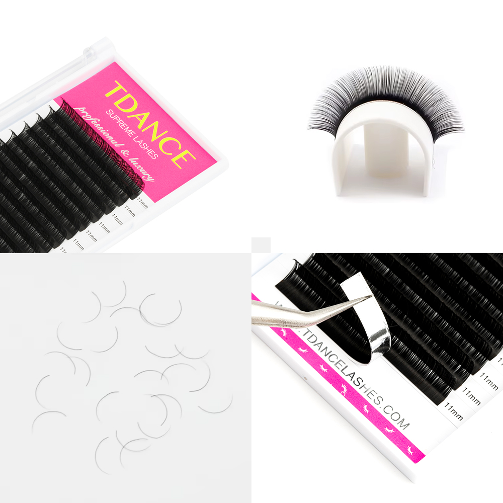 TDANCE Eyelash Extension 16Row - đánh giá và giá Eyelash Extension Korean Style