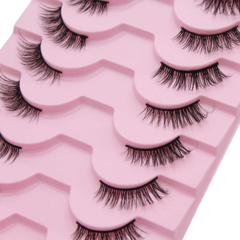 Moonlily 10 Pairs Half Eyelash - đánh giá và giá Eyelash Extension Cat Eye