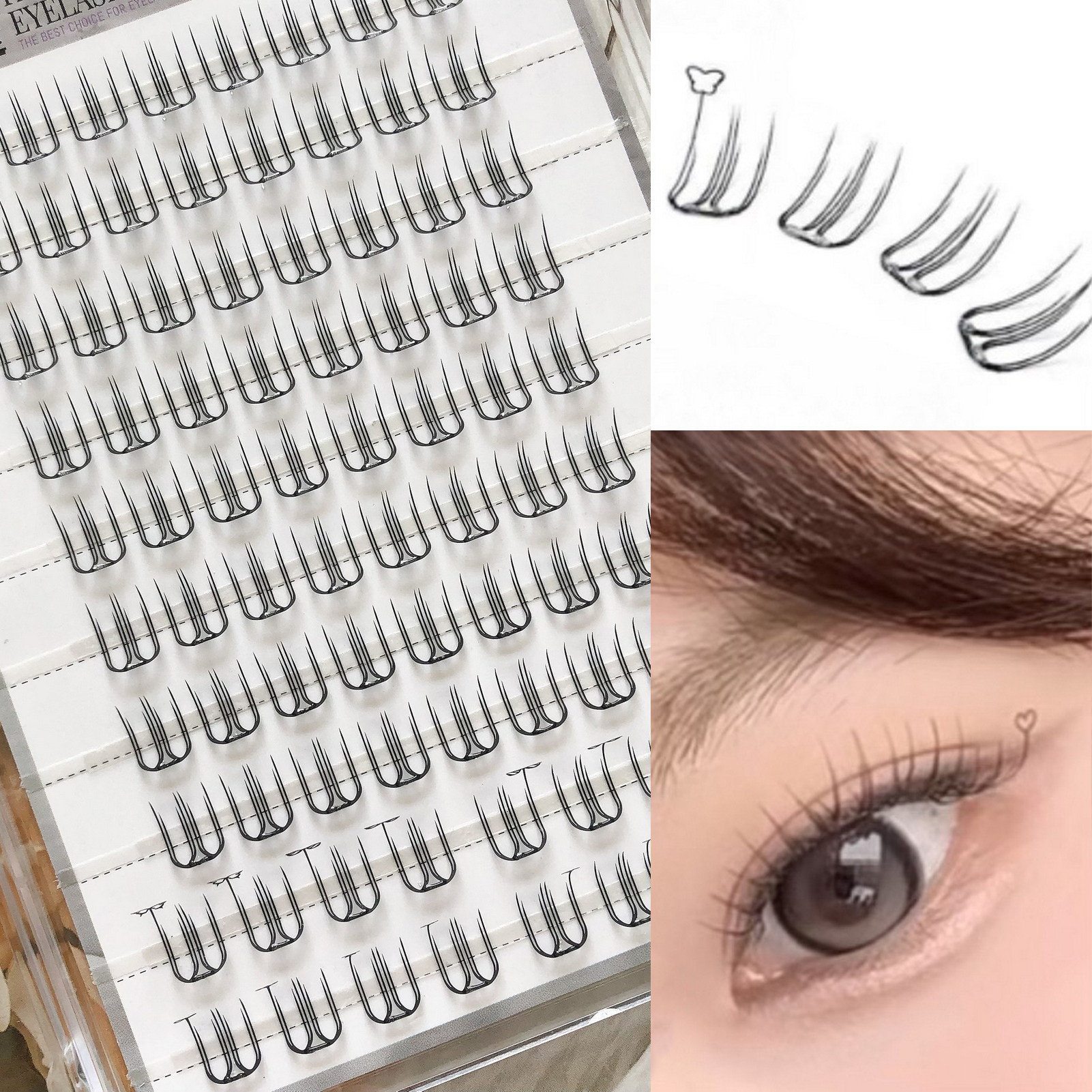 DIY lash extenstions Korean St - đánh giá và giá Eyelash Extension Korean Style