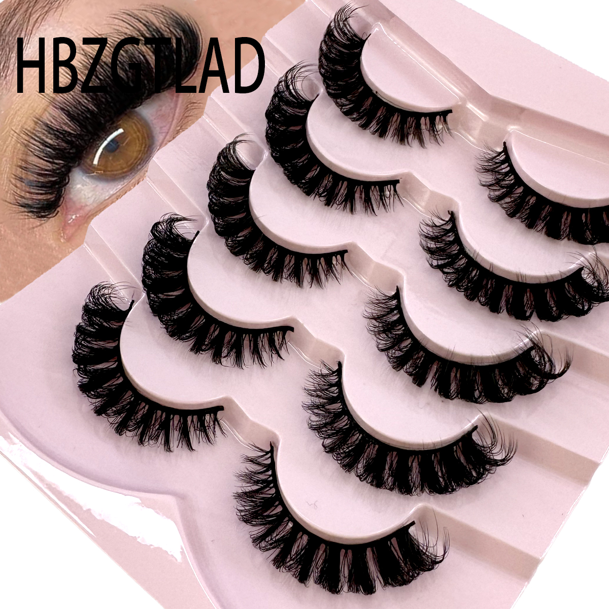 HBZGTLAD 3D natural cat eye fl - đánh giá và giá Eyelash Extension Cat Eye