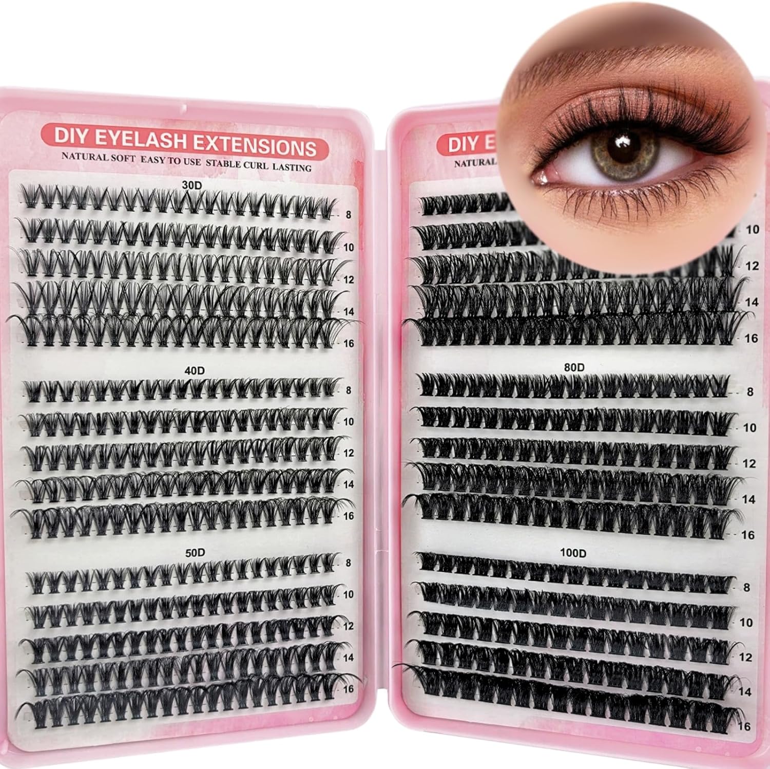 Eyelash Extensions Individual  - đánh giá và giá Eyelash Extension Hybrid