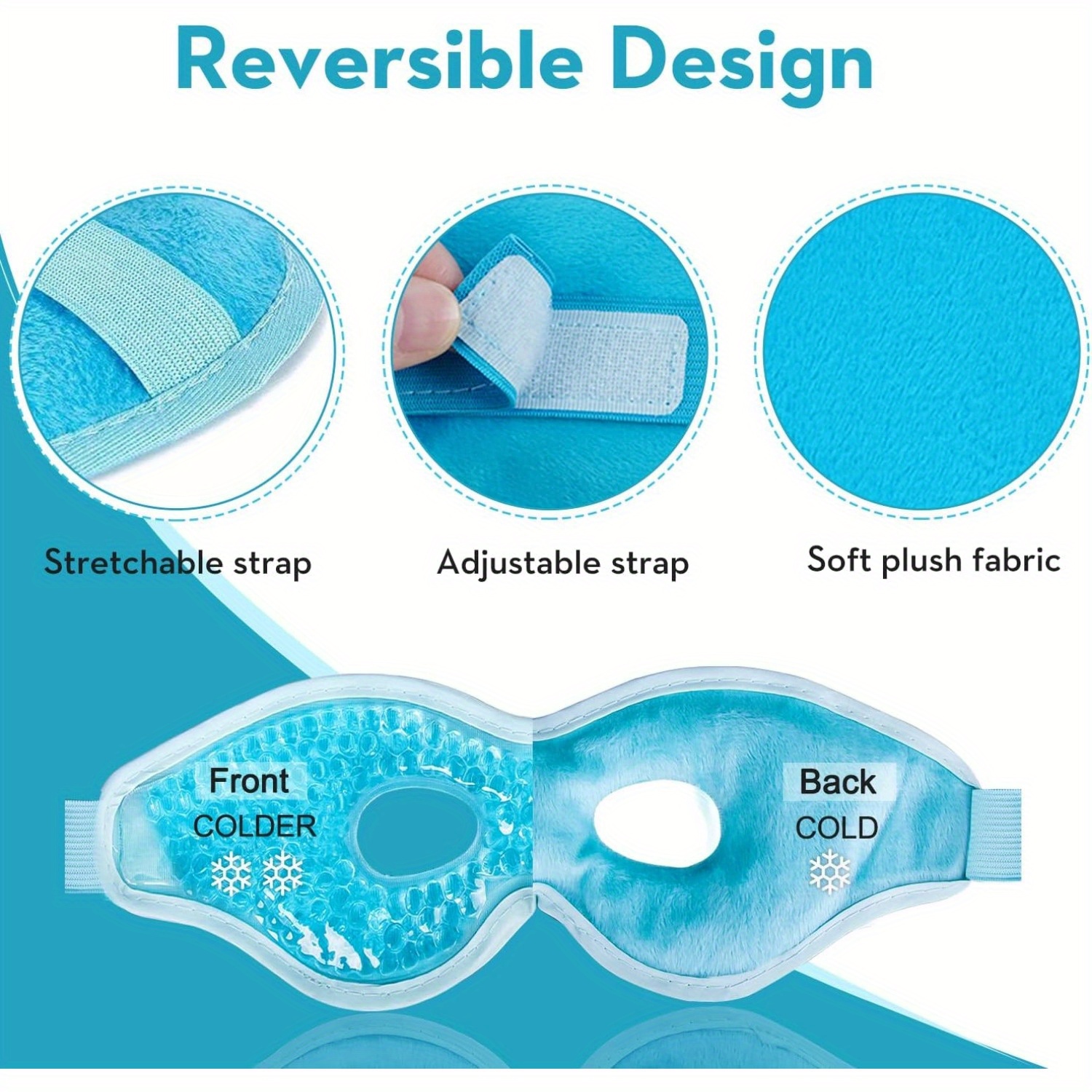 2Pcs/Set Gel Eye Mask Cooling  - đánh giá và giá Under Eye Gel