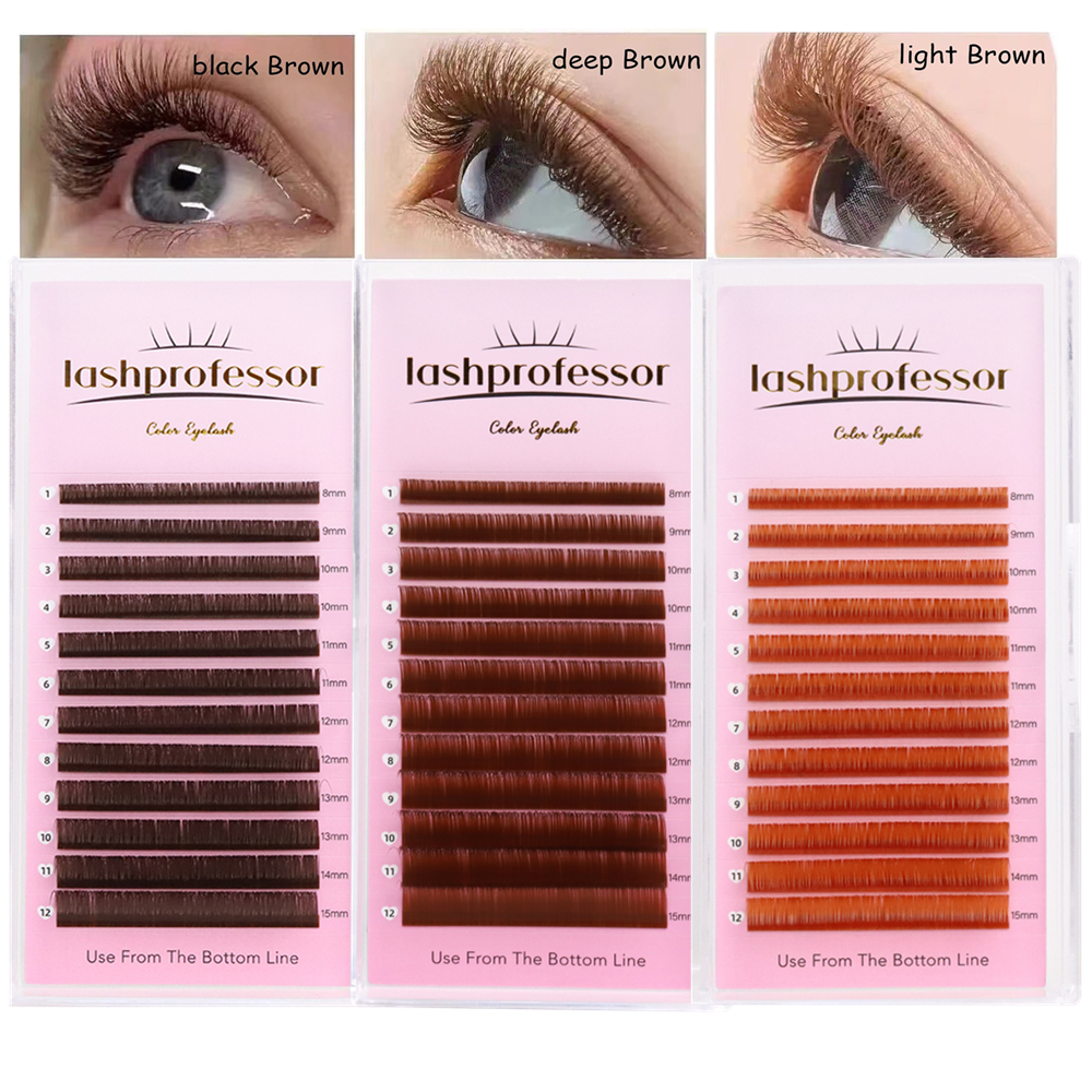 0.05 0.07 Light/Medium/Dark Br - đánh giá và giá Eyelash Extension Medium