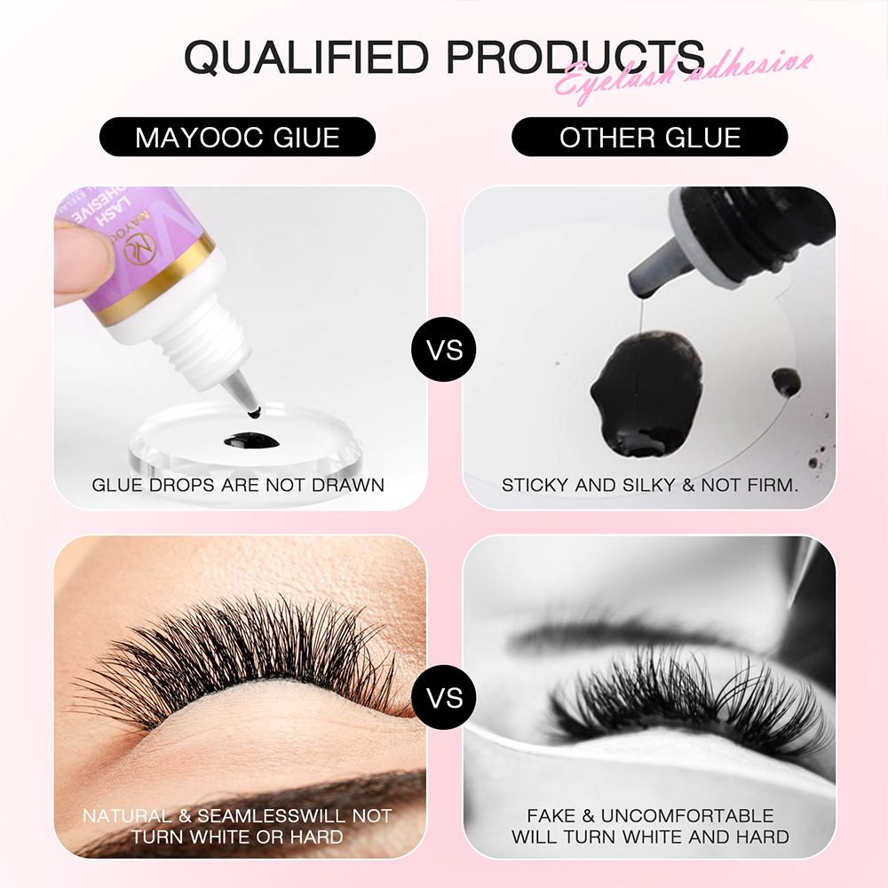 MAYOOC 0.3 Sec Eyelash Extensi - đánh giá và giá Sensitive Lash Glue