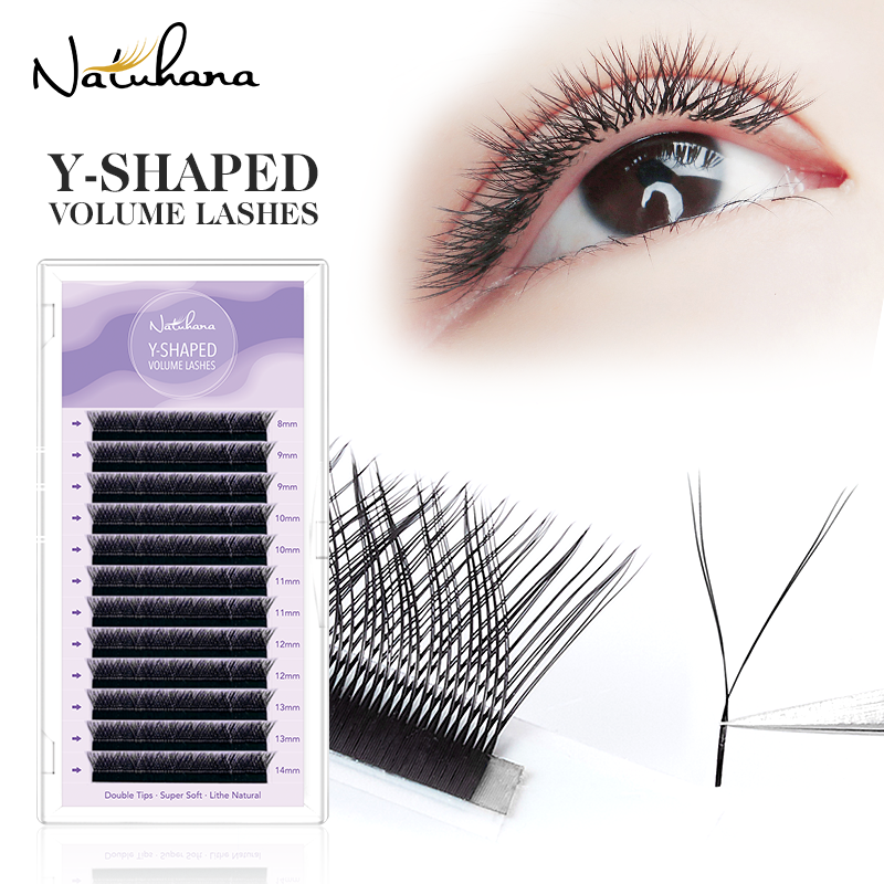 NATUHANA YY Shape Eyelash Exte - đánh giá và giá Eyelash Extension Y Shape