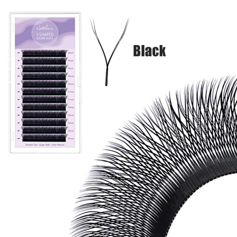 NATUHANA YY Shape Eyelash Exte - đánh giá và giá Eyelash Extension Y Shape