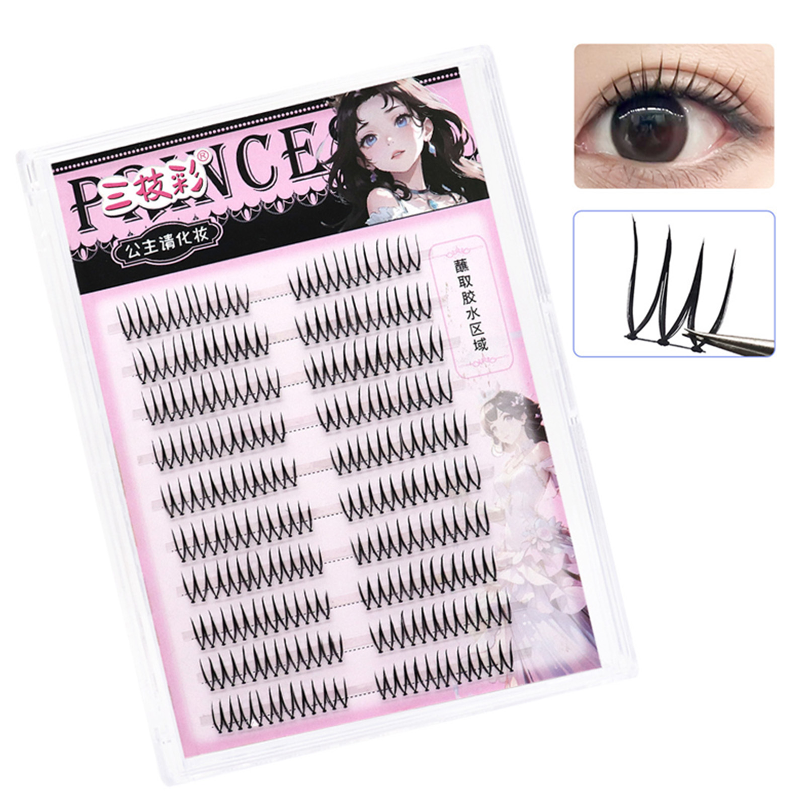 Korean Idol Style False Eyelas - đánh giá và giá Eyelash Extension Korean Style