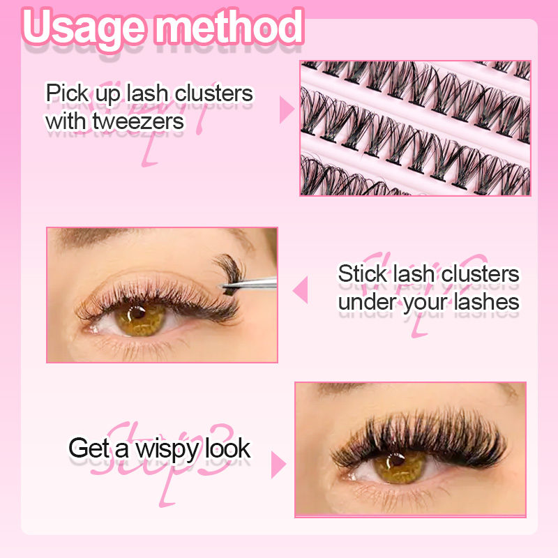 Individual Lashes Eyelash tuft - đánh giá và giá Eyelash Extension Vendor