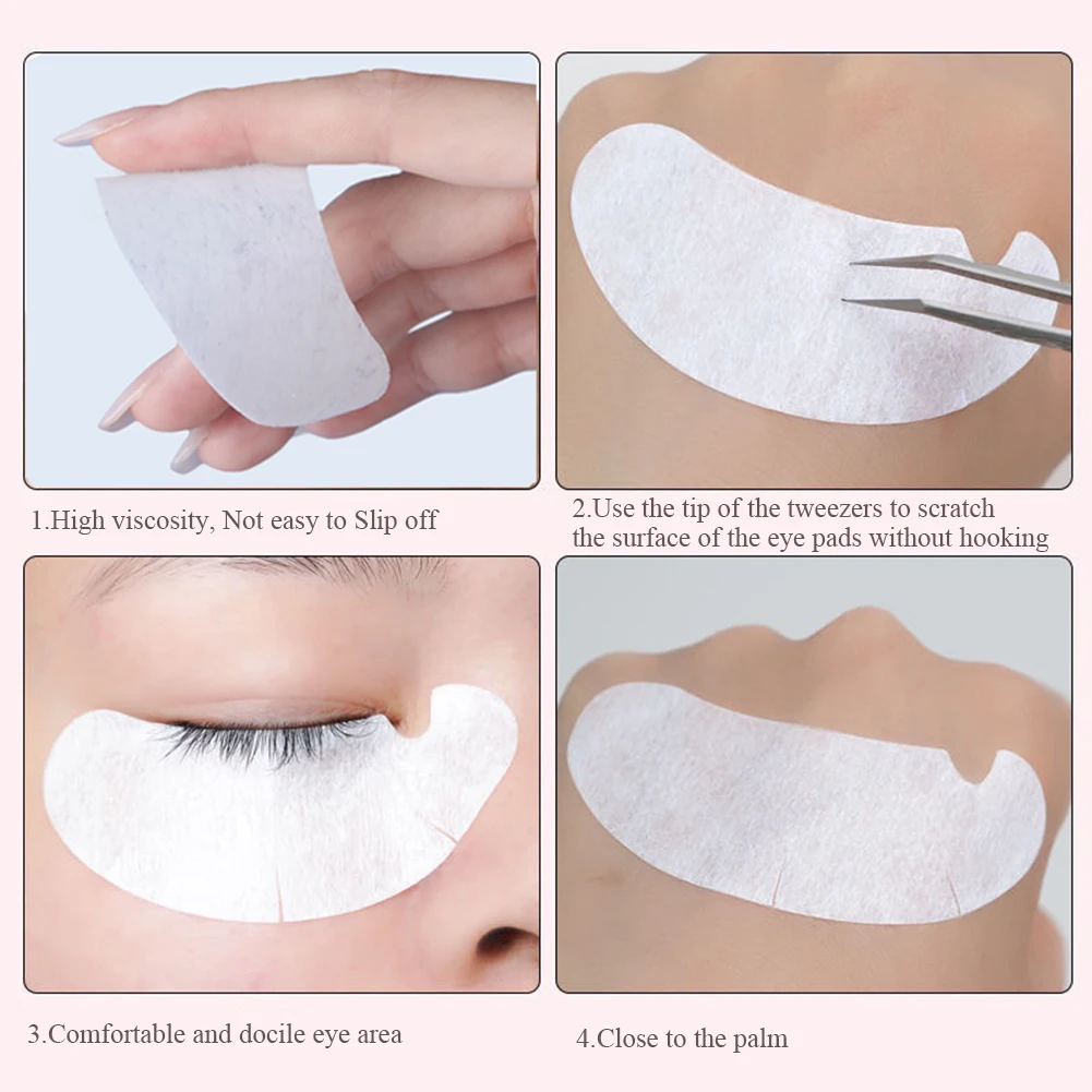 50/100PCS U Shape Eyelash Pads - đánh giá và giá Under Eye Gel