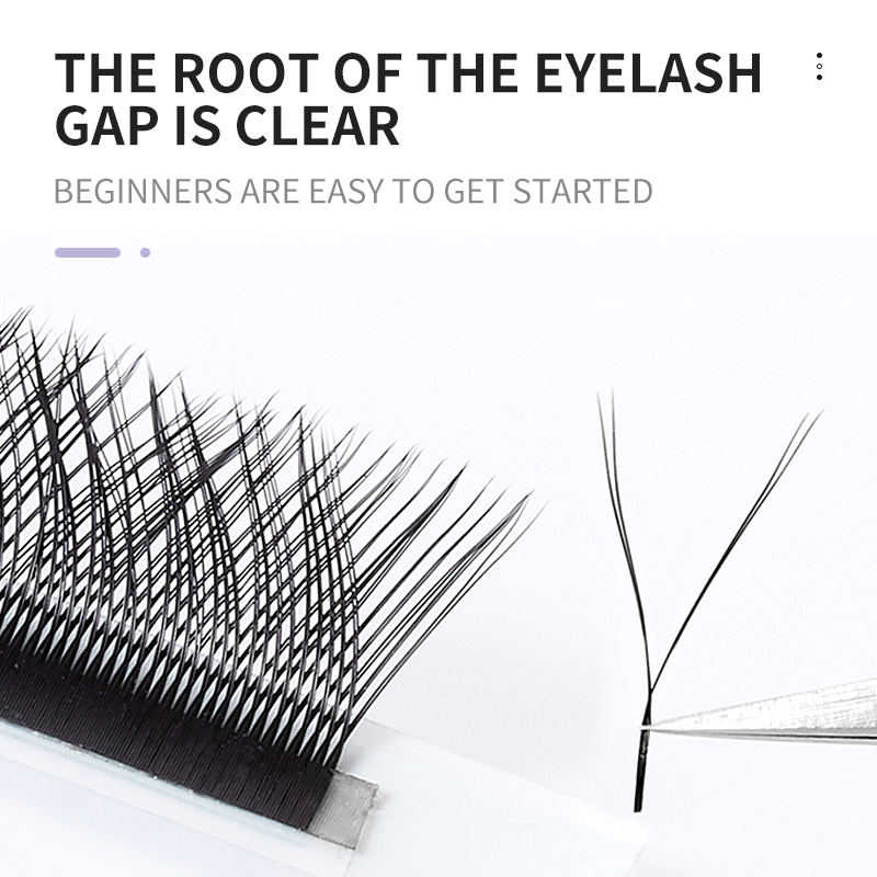 NATUHANA YY Shape Black Brown  - đánh giá và giá Eyelash Extension Y Shape