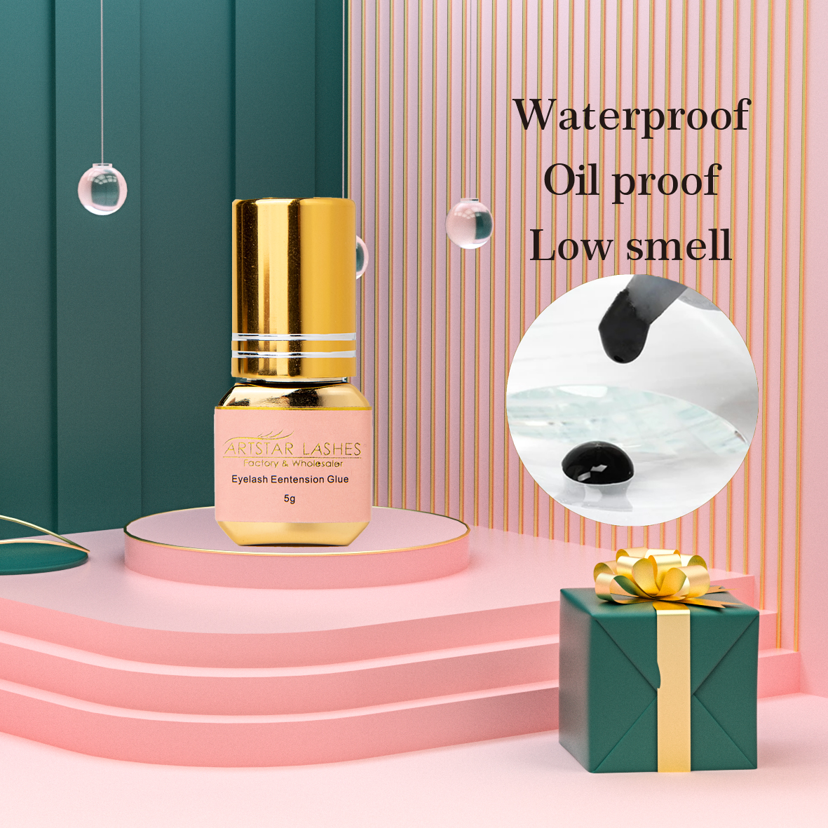 ARTSTAR 5ml Eyelash Glue Exten - đánh giá và giá Sensitive Lash Glue