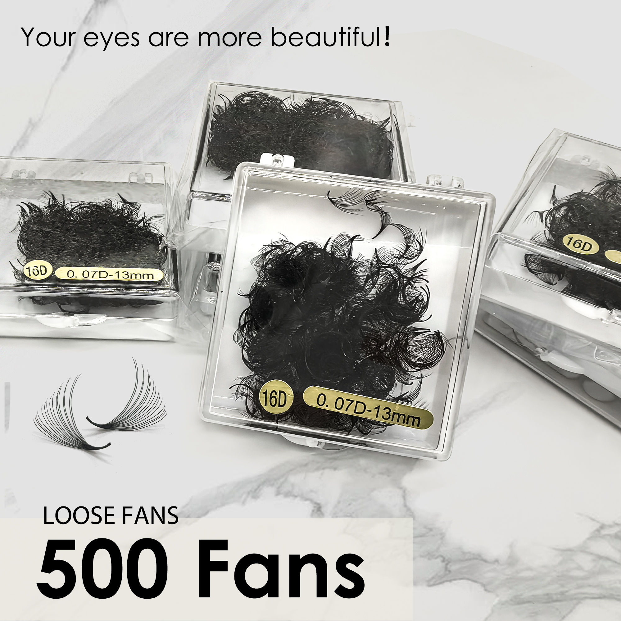 Tbestt 16D 20D Loose Fans Poin - đánh giá và giá Eyelash Extension Medium