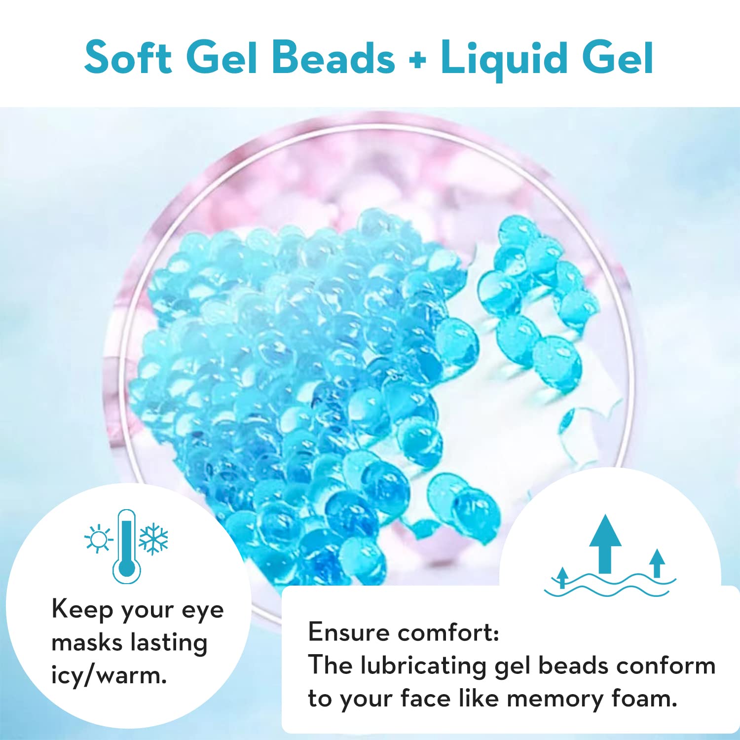 Cooling Eye Mask Gel Eye Mask  - đánh giá và giá Under Eye Gel
