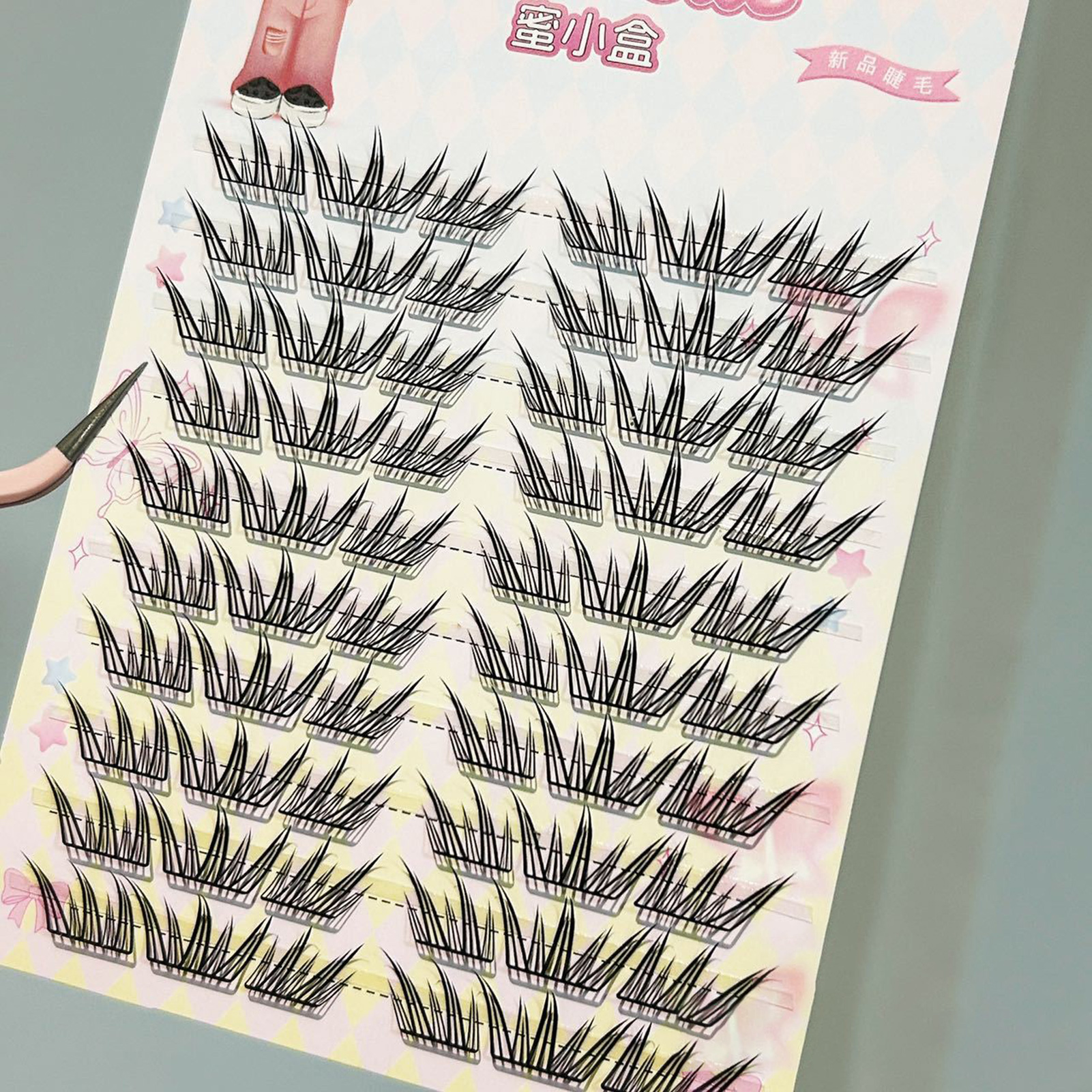 Cat eye's False Eyelash extens - đánh giá và giá Eyelash Extension Korean Style