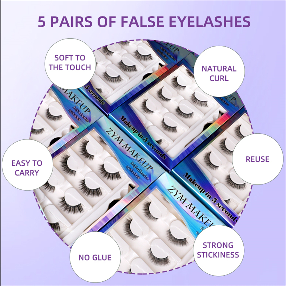 5 pairs of glue-free with mult - đánh giá và giá Sensitive Lash Glue