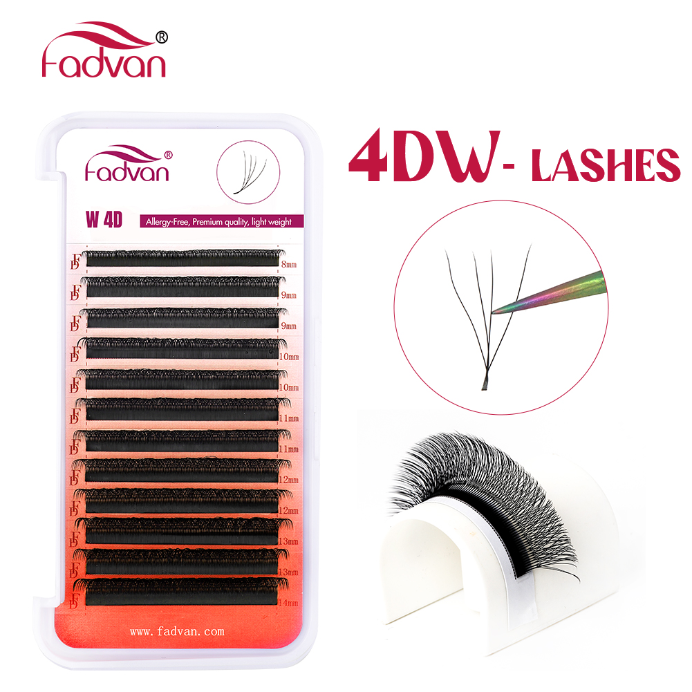 FADVAN 8-12/8-14mm Eyelashes W - đánh giá và giá Eyelash Extension Hybrid