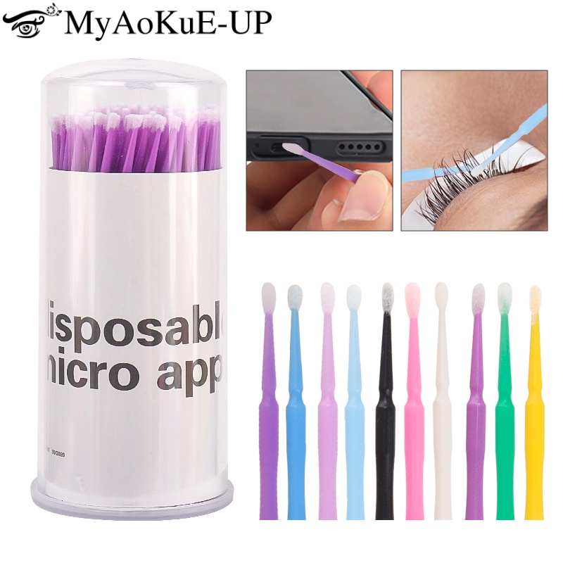 100pcs Disposable Eyelash Brus - đánh giá và giá Eyelash Extension Vendor