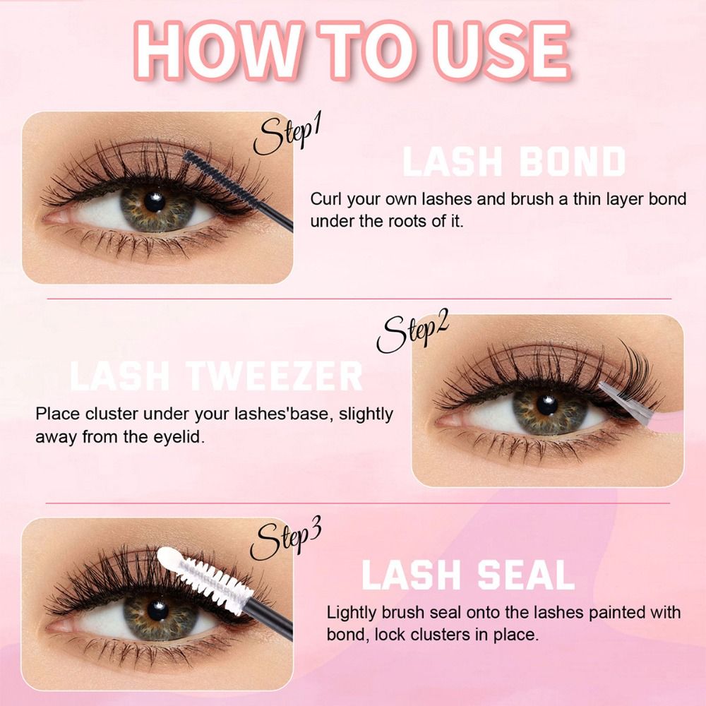 40D Cluster DIY Lash Extension - đánh giá và giá Eyelash Extension Cat Eye