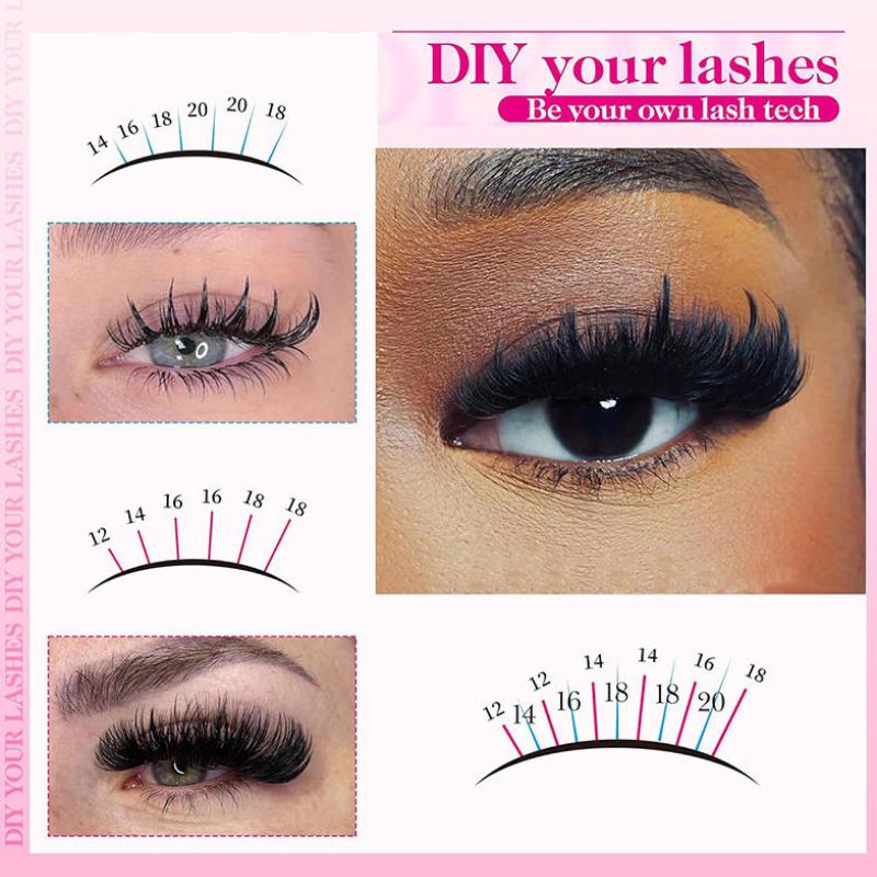 Volume Lash Clusters Mink Wisp - đánh giá và giá Eyelash Extension Vendor