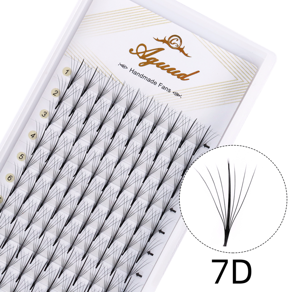 AGUUD Wispy Fans Russian Volum - đánh giá và giá Eyelash Extension Hybrid