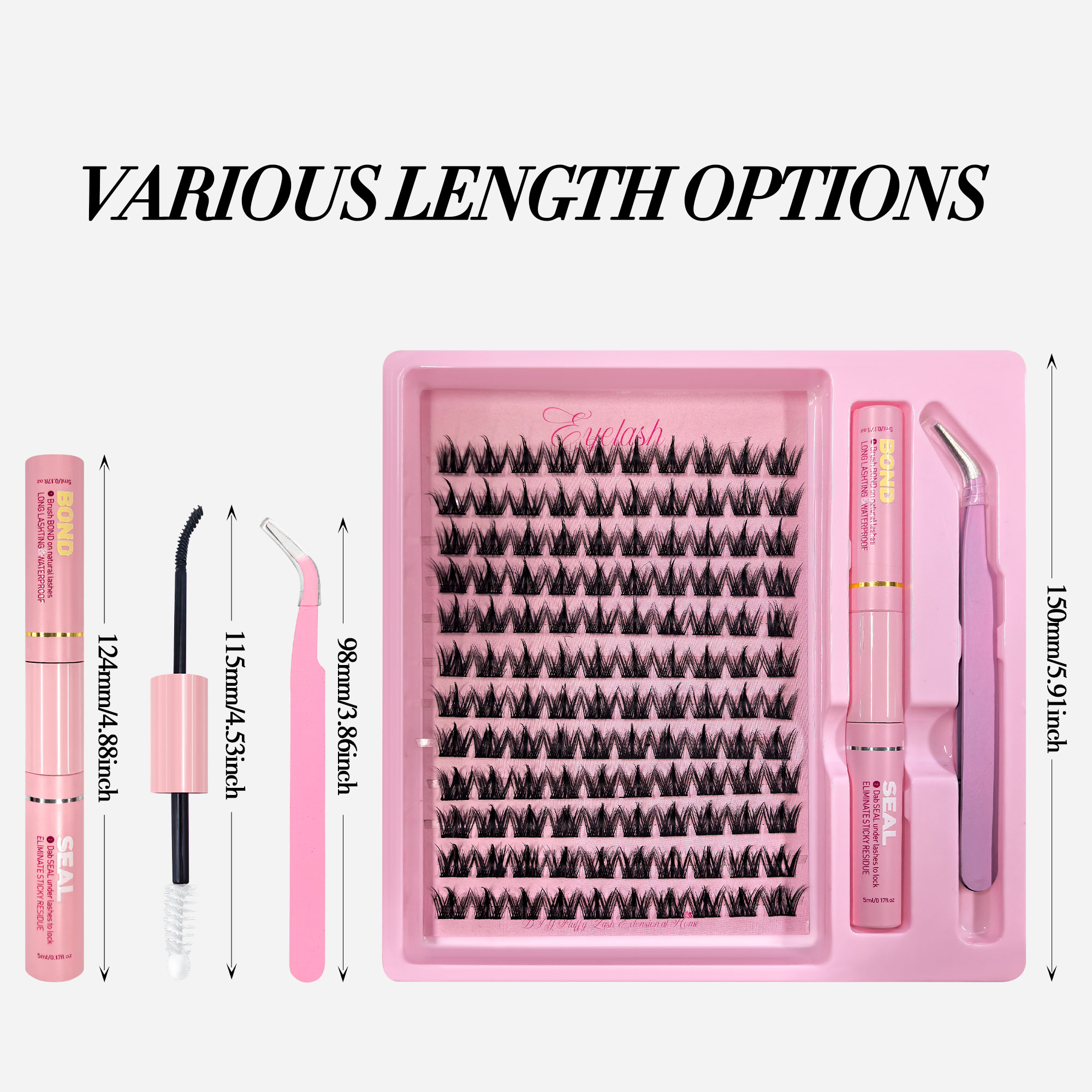 120 Clusters DIY Eyelash Exten - đánh giá và giá Eyelash Extension Cat Eye