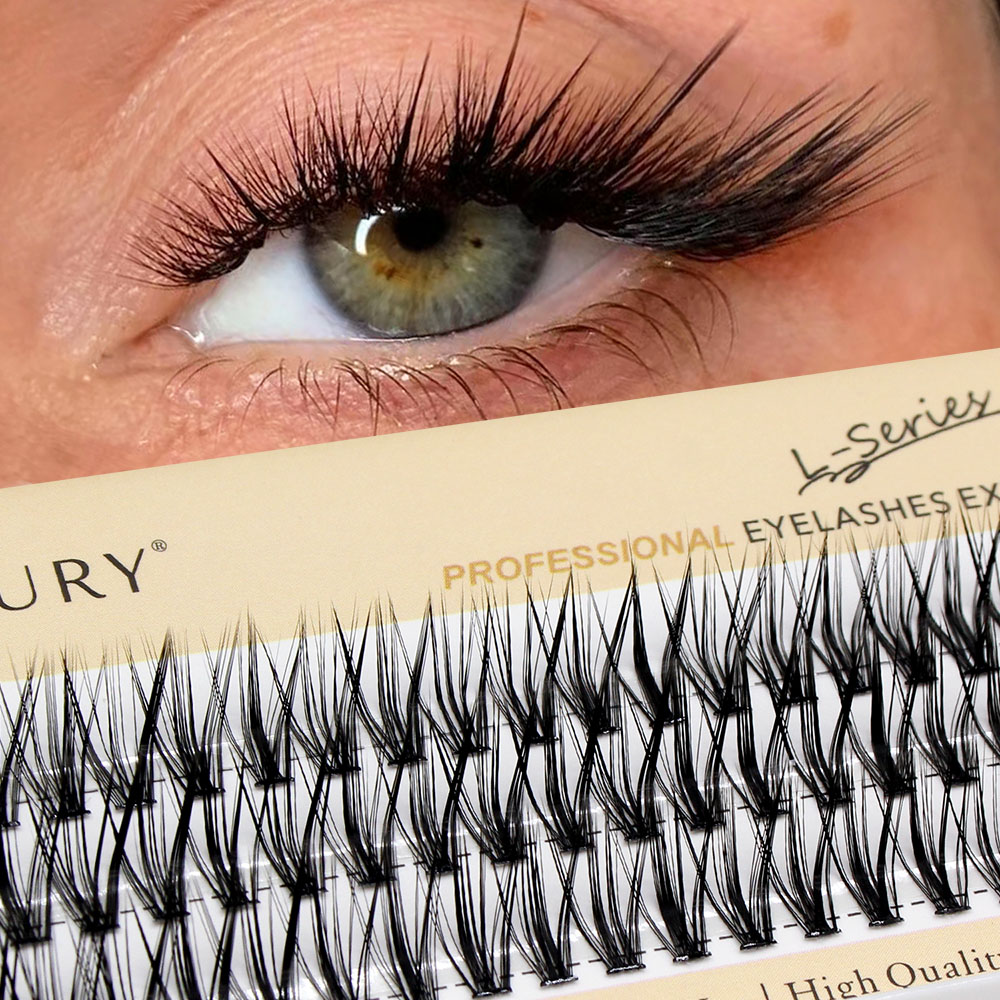 60pcs 30D C/D/L Curl Cluster E - đánh giá và giá Eyelash Extension Cat Eye
