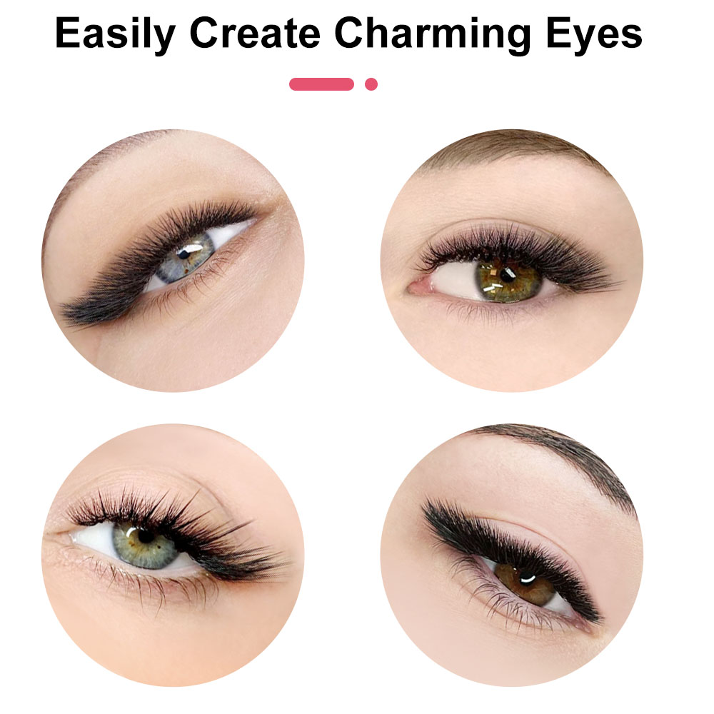 60pcs 30D C/D/L Curl Cluster E - đánh giá và giá Eyelash Extension Cat Eye