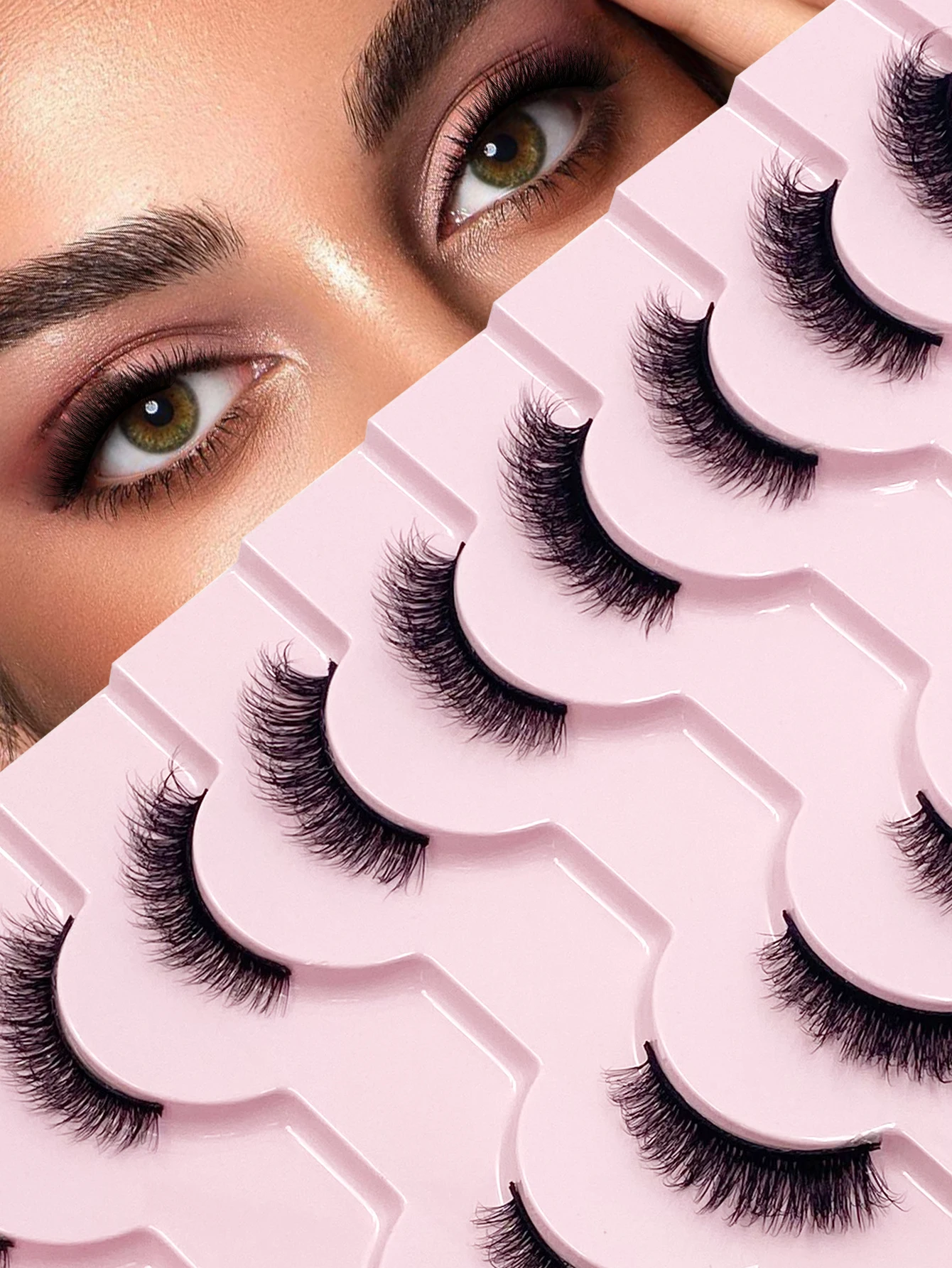 Half Lashes 10 Pairs Half Lash - đánh giá và giá Eyelash Extension Cat Eye