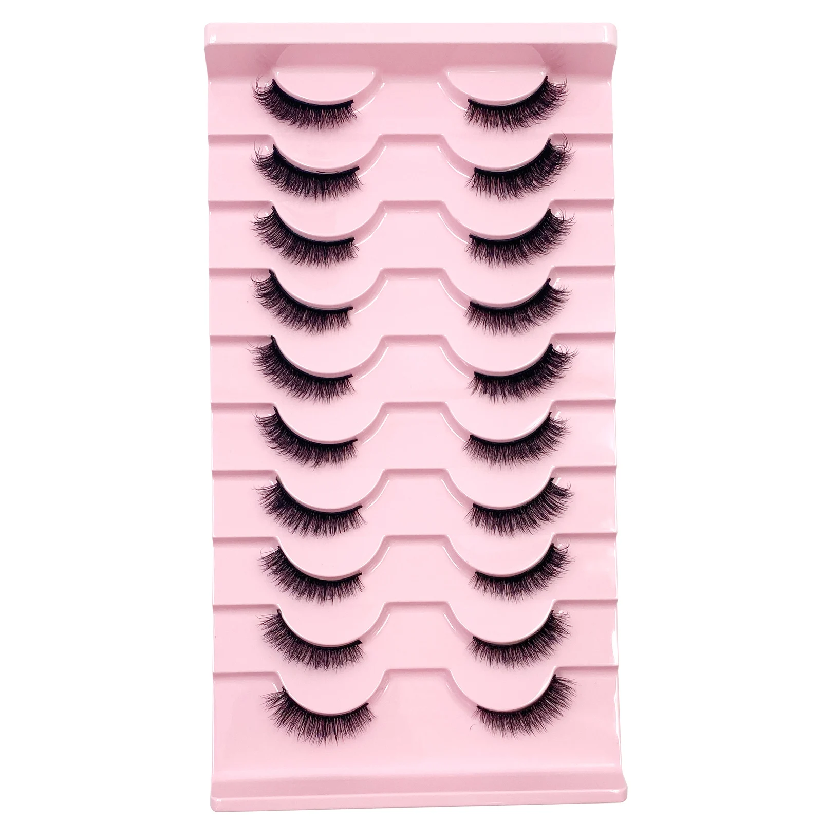 Half Lashes 10 Pairs Half Lash - đánh giá và giá Eyelash Extension Cat Eye