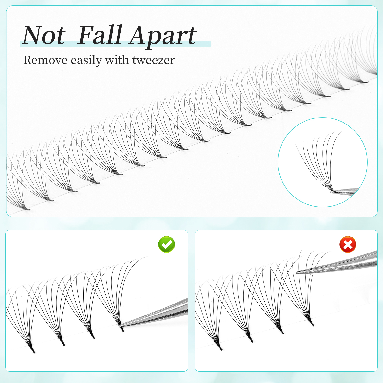 800 Fans 8D 0.05/0.07 Roots Sl - đánh giá và giá Eyelash Extension Medium