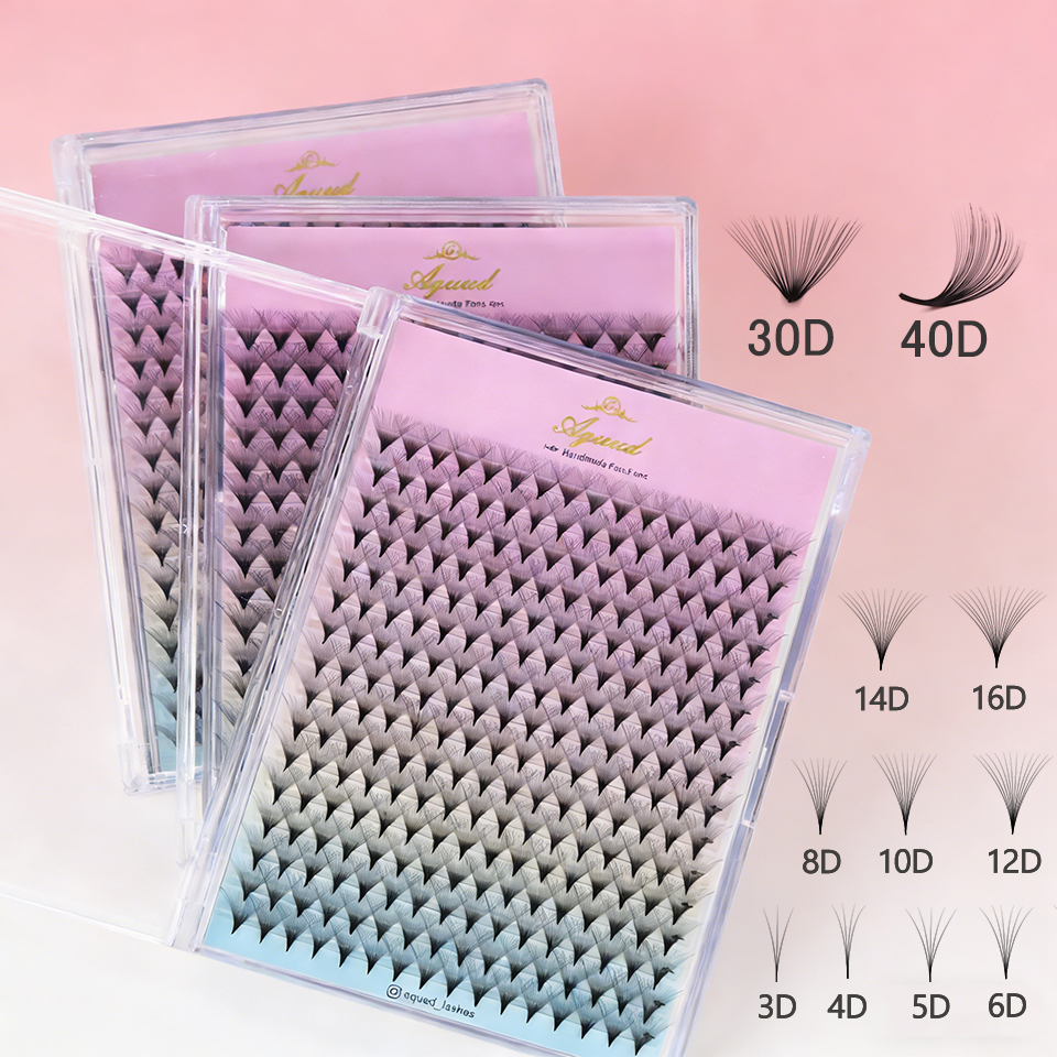 AGUUD 320 Fans Pointy Base Pre - đánh giá và giá Eyelash Extension Medium