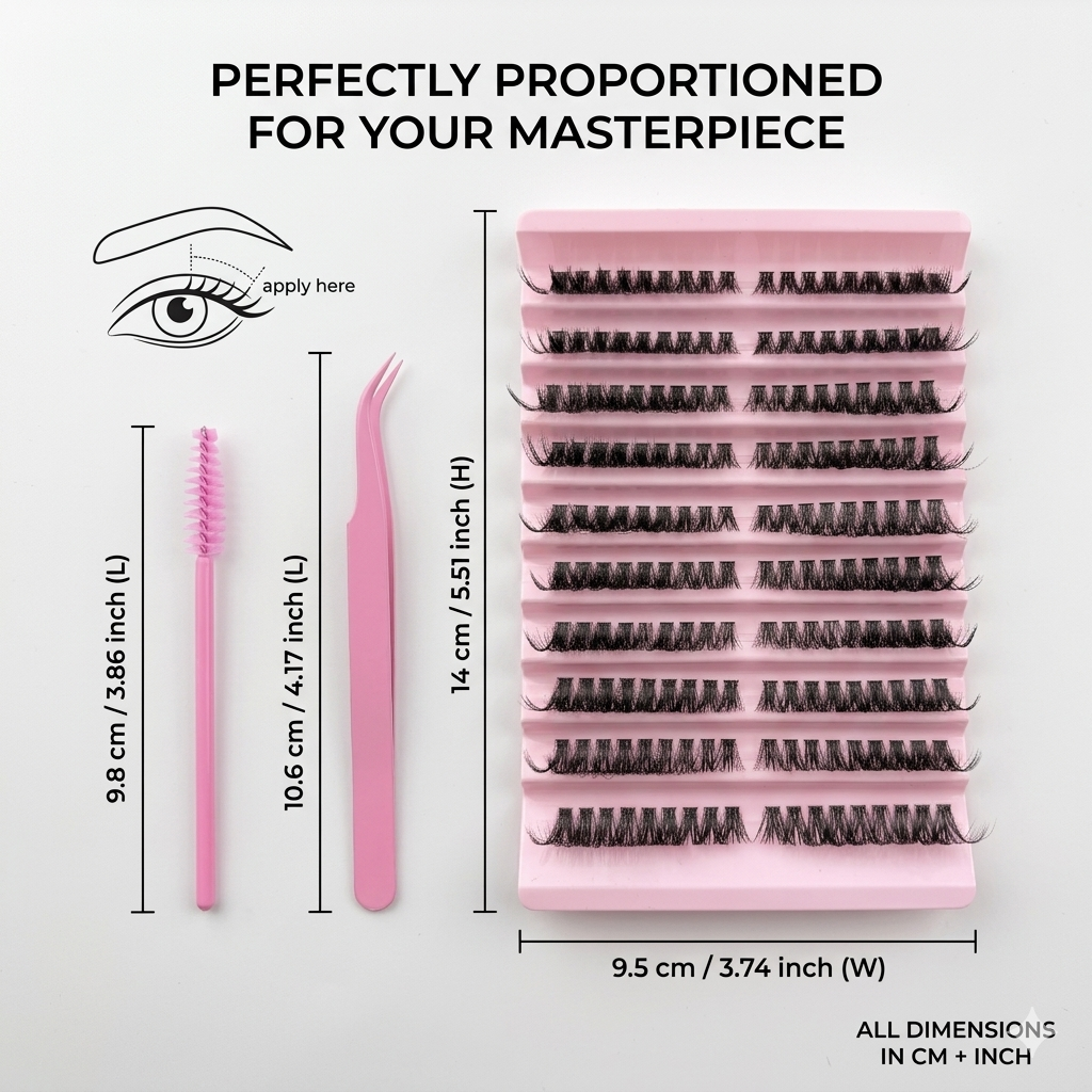 False Eyelashes Cluster Lashes - đánh giá và giá Eyelash Extension Cat Eye
