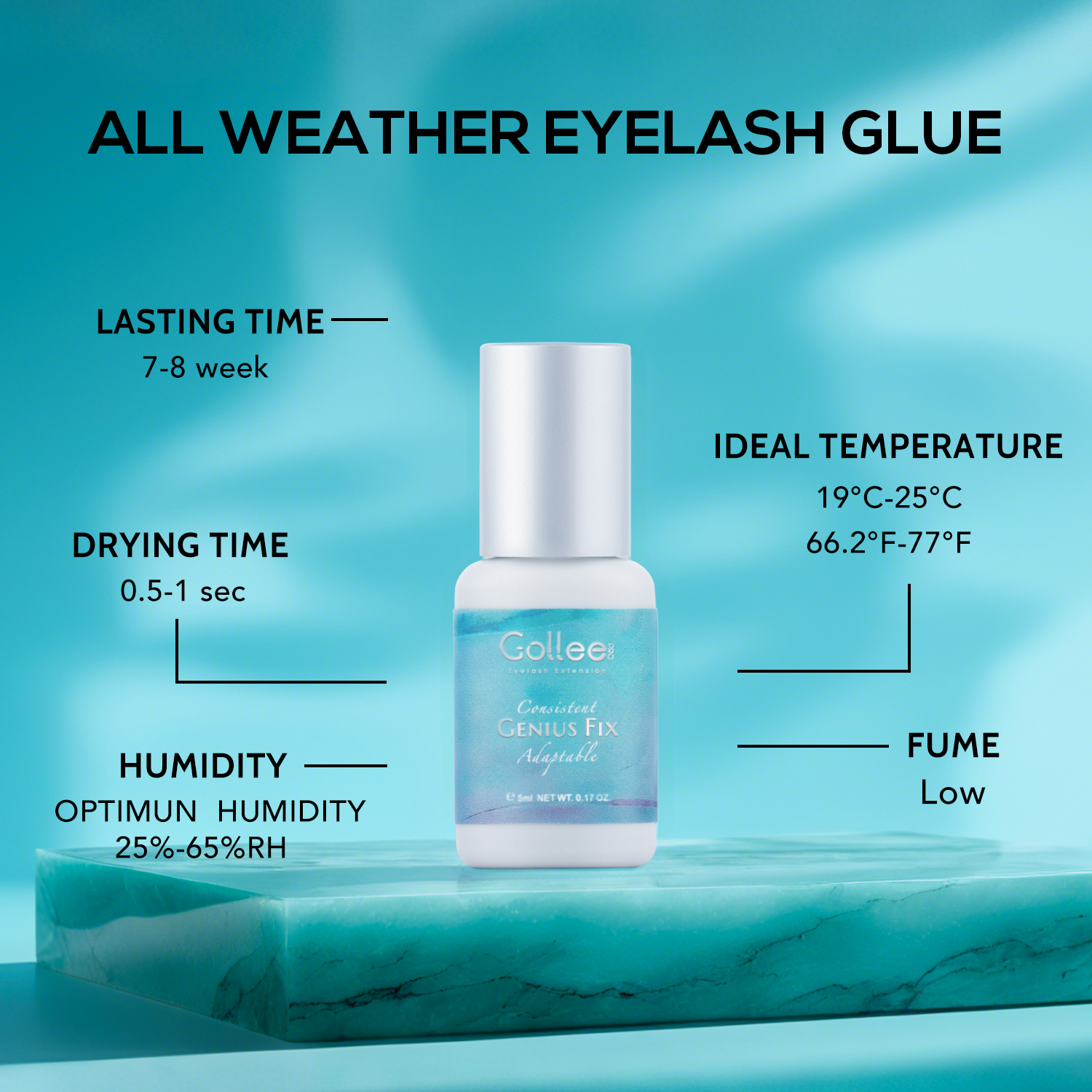 Gollee 0.5s Global Adaptabilit - đánh giá và giá Sensitive Lash Glue
