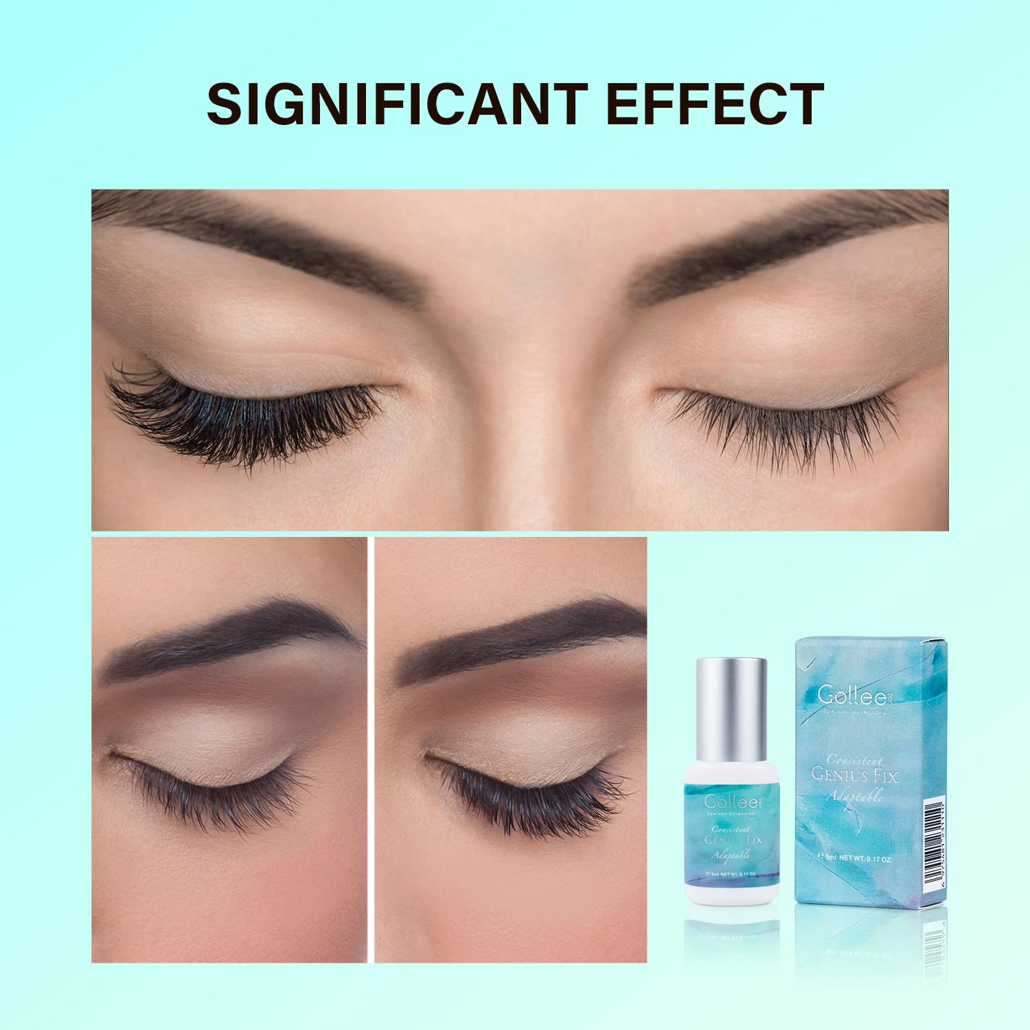 Gollee 0.5s Global Adaptabilit - đánh giá và giá Sensitive Lash Glue