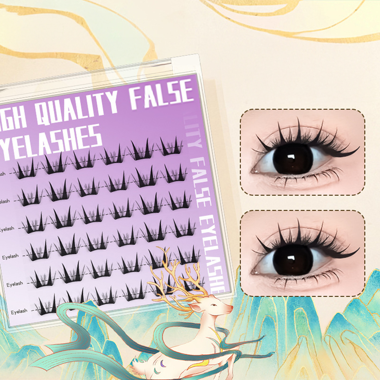 Korean Style Self Adhesive Pre - đánh giá và giá Eyelash Extension Korean Style