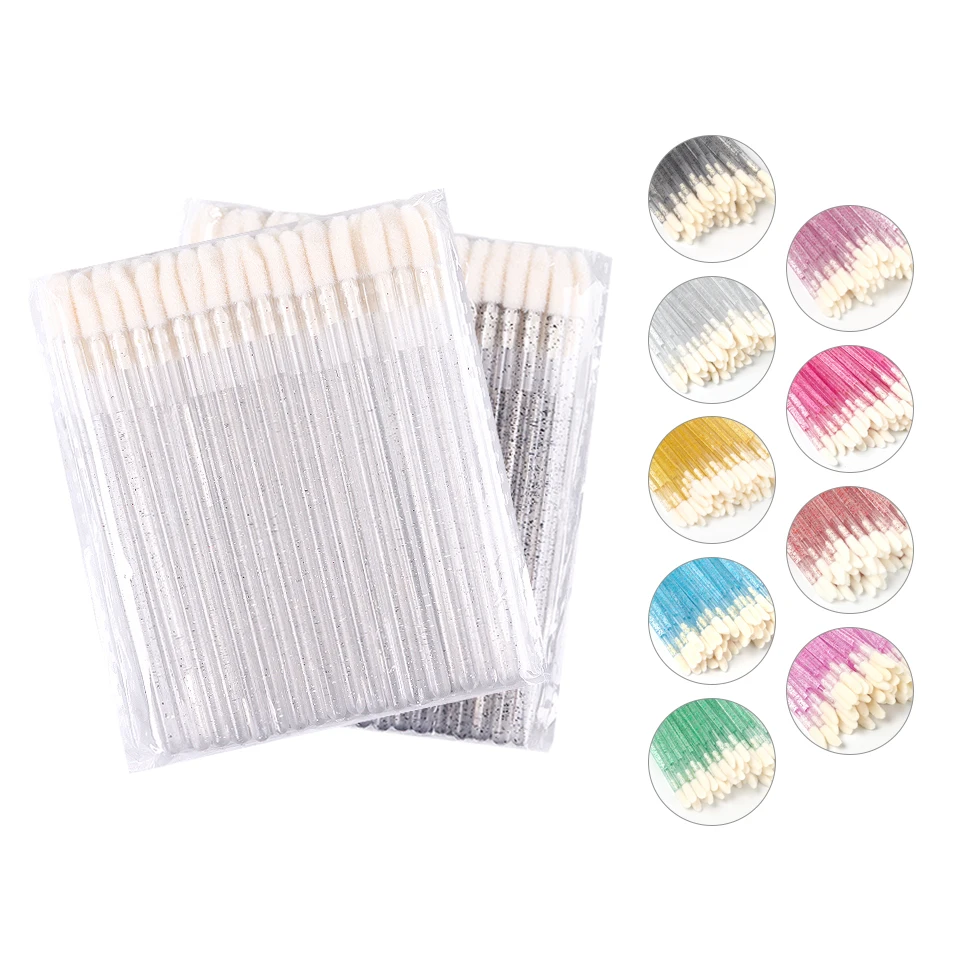 Wands Mascara Brushes Lip 50/1 - đánh giá và giá Eyelash Extension Wholesale