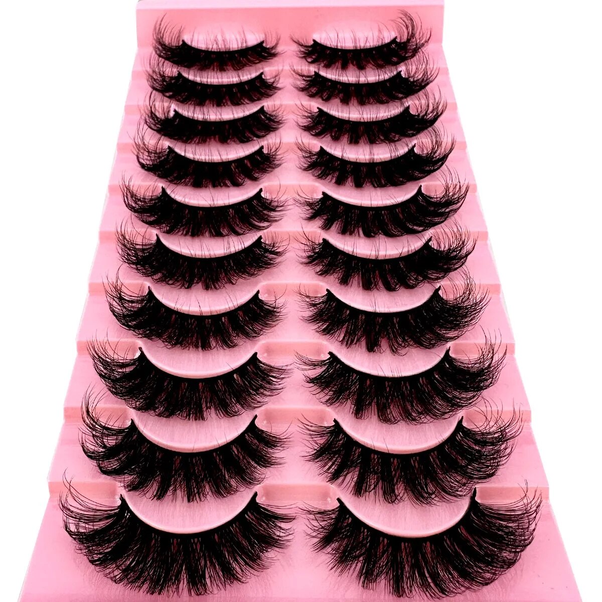 NEW 10 Pairs Cat Eye Lashes Fl - đánh giá và giá Eyelash Extension Cat Eye