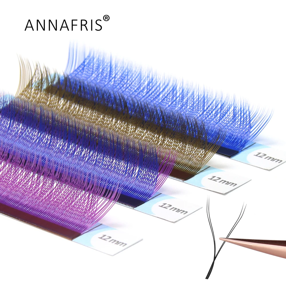 ANNAFRIS C/D Curl YY Lashes Co - đánh giá và giá Eyelash Extension Y Shape