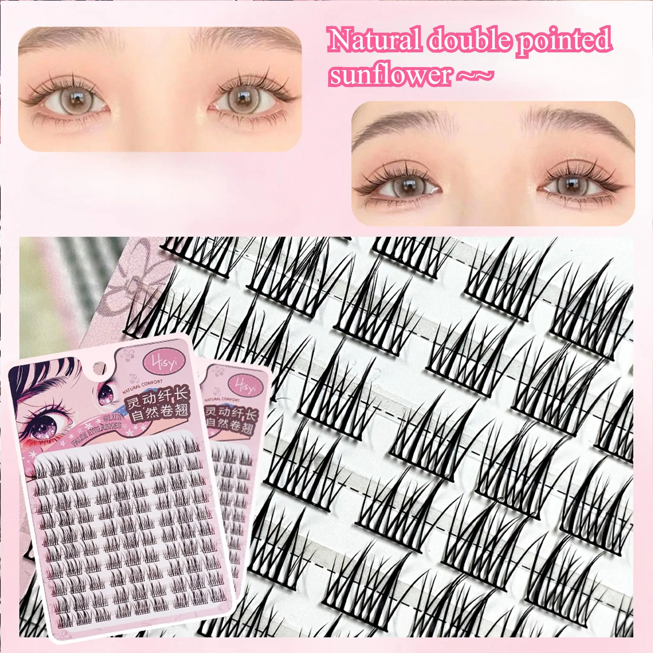 HISYI five optional Natural Ca - đánh giá và giá Eyelash Extension Cat Eye