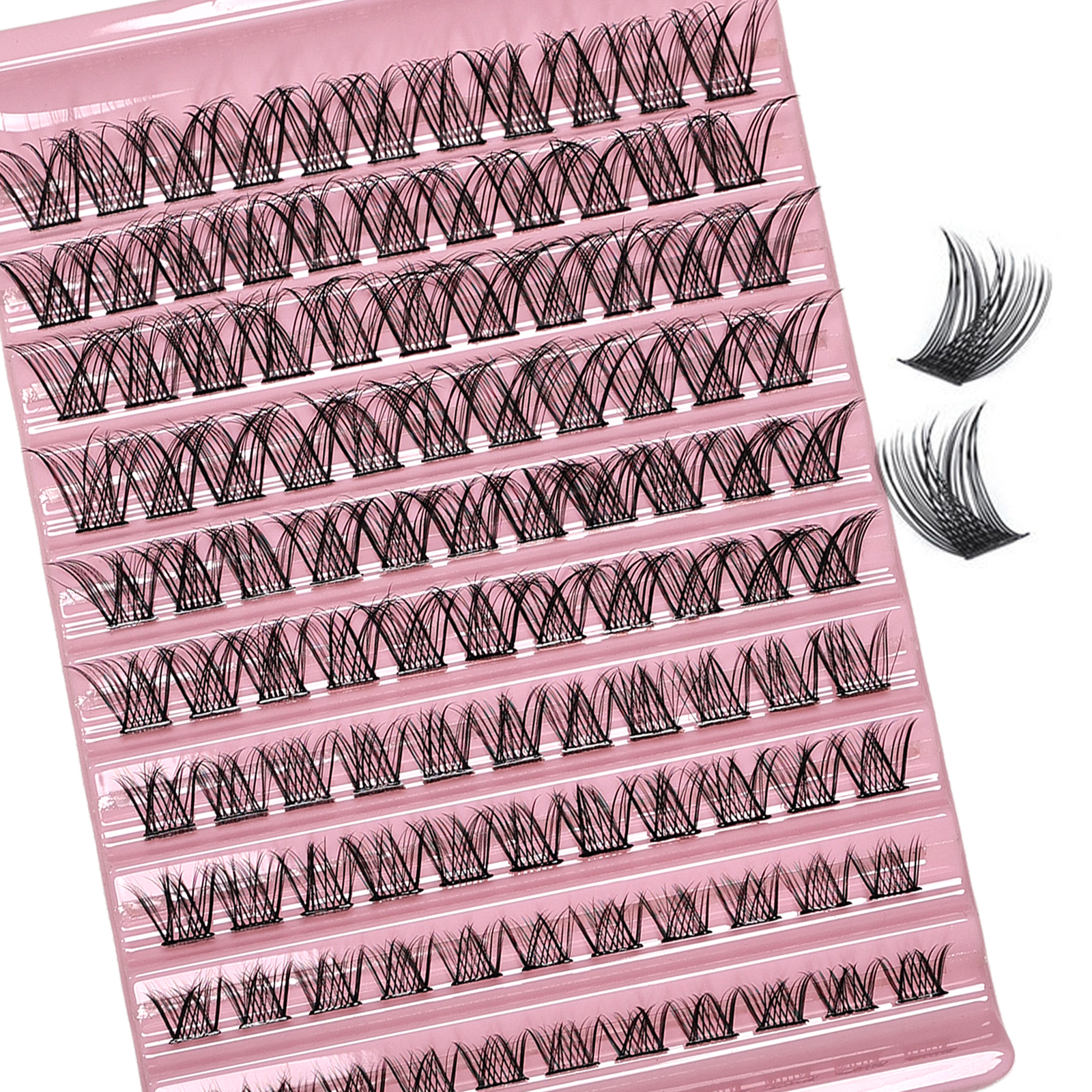 110Pcs Cluster Eyelash Extensi - đánh giá và giá Eyelash Extension Hybrid