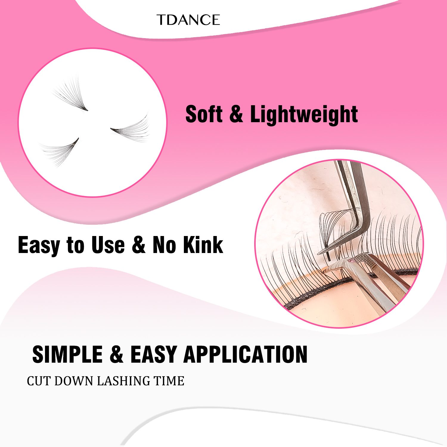TDANCE 2500Fans Pointy Base Lo - đánh giá và giá Eyelash Extension Medium